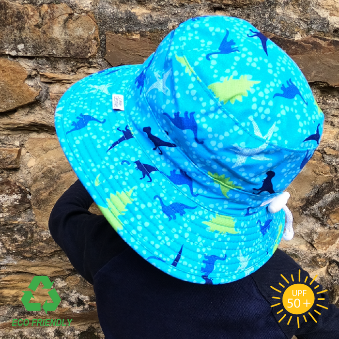 Kids Bucket Sun Hat - Dinosaur - Factory Seconds